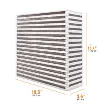 Universal Luft-Till-Luft Race-Intercooler Cellpaket 10.50'' x 10.40'' x 3.50'' Mishimoto